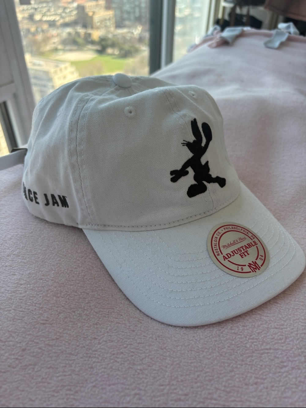 Sick Space Jam White Baseball Cap NWT